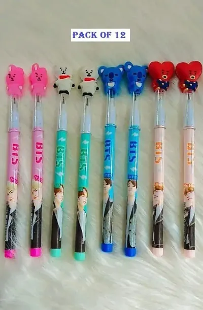 BTS Theme Pencils(Pack of 12 Pencils)