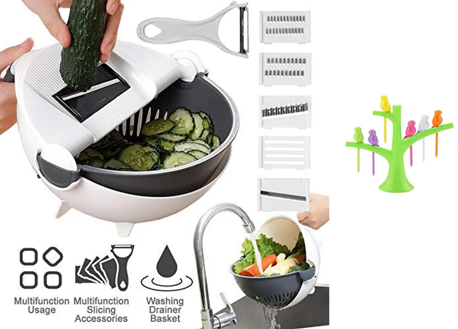 Primelife 2 in 1 Clever Cutter Vegetables & Fruit Cutter (Clever Cutter)