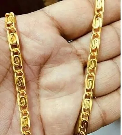 Fashionable Gold Plated Alloy Unique Men's Chain