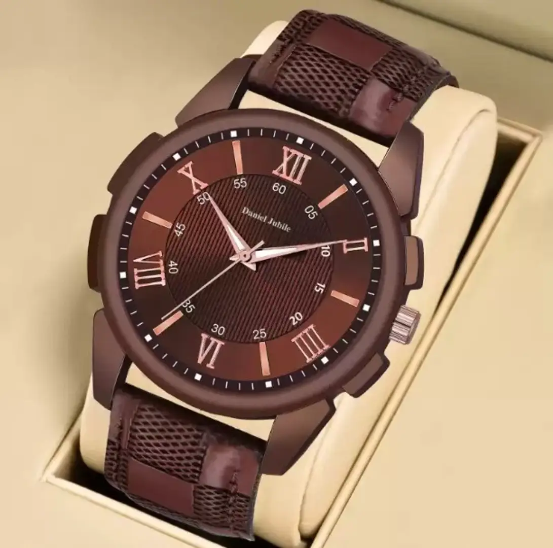 Boys and Mens Exclusive Men101 Brown Boys watch and Men watches Hand watch men Sports gents stylish Leather Belt gift Analog Watch For Men