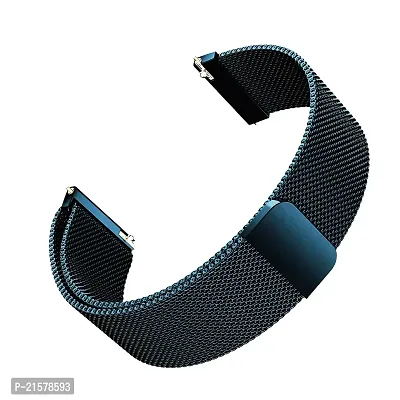 mozzen Watch Strap Silicone Belt for 22MM Noise Noisefit Active, Noise  Colorfit Caliber Smart Watch Strap (Blue)