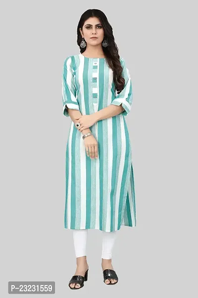 Buy KALANABH Khadi Cotton Material Kurti for Women, Straight Cut Kurti, Readymade Girls Casual Wear Kurti, Office wear