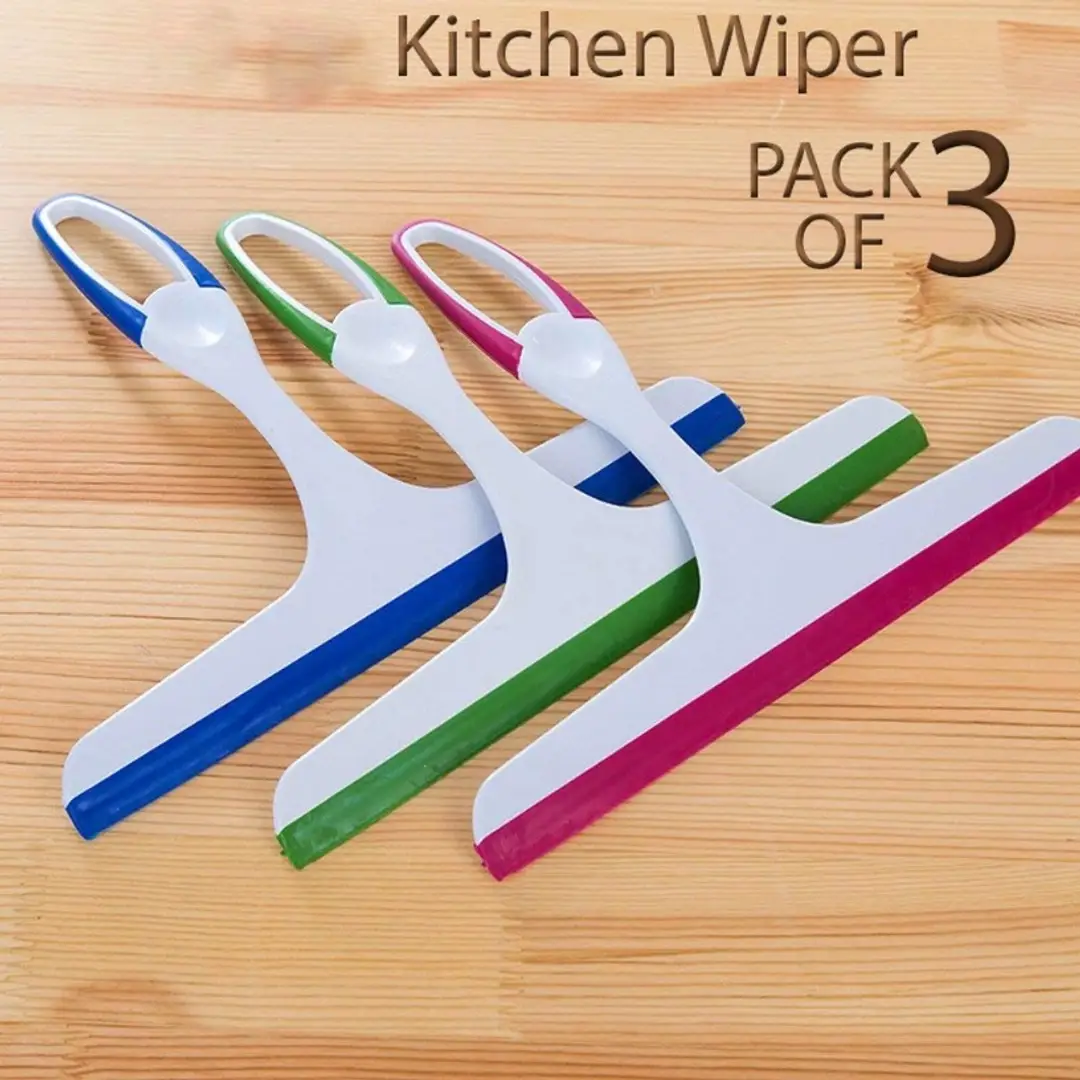 Squeegee for Cleaning Kitchen Platform and Windows multicolor Wiper for  Kitchen