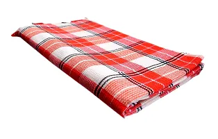 K.S. Collection Cotton Super Absorbent Checks, Light Weight, Big Bath Towels (Multicolor, 29X59 Inch) - 2 Pieces-thumb1