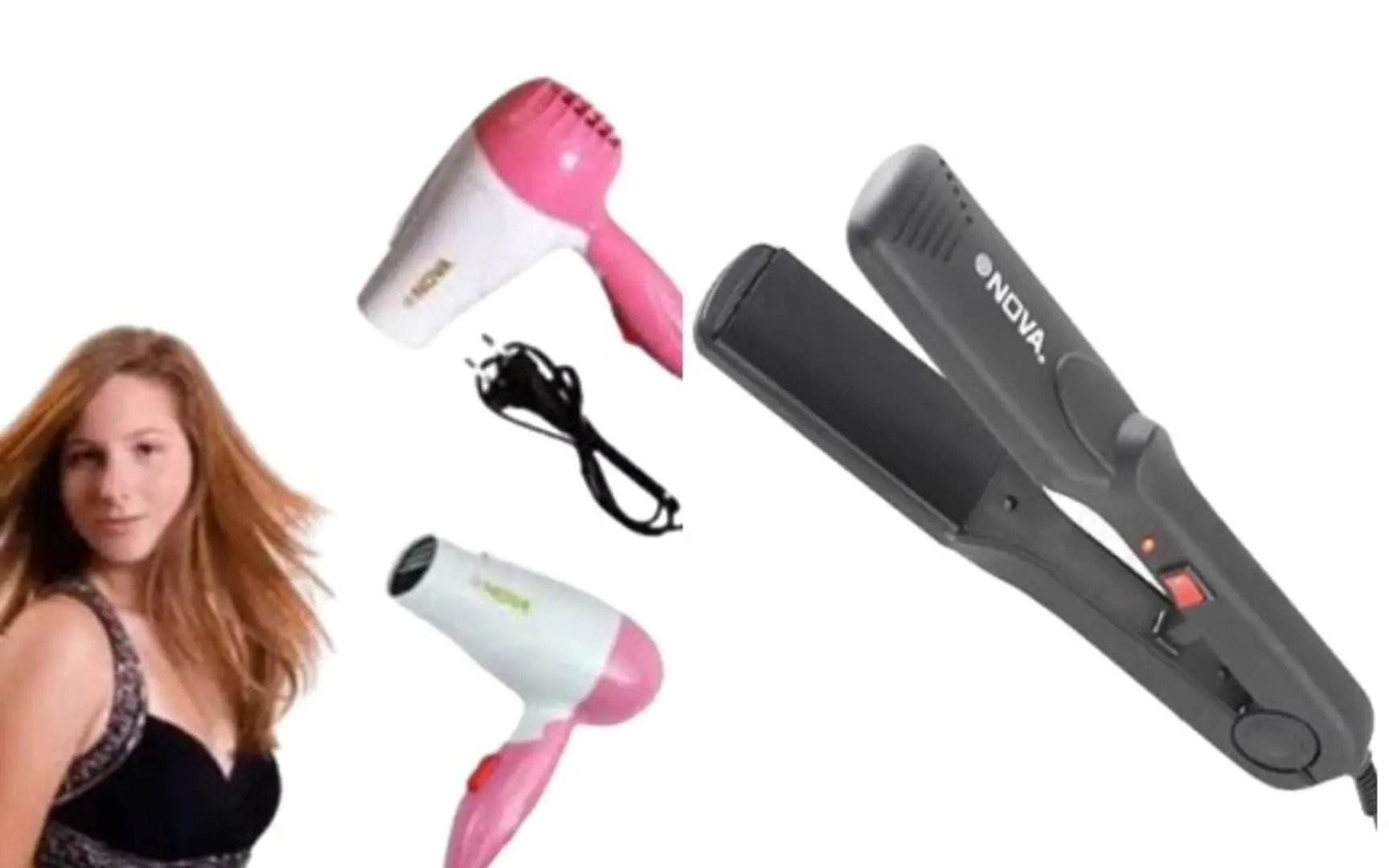 Nova hair outlet dryer and straightener