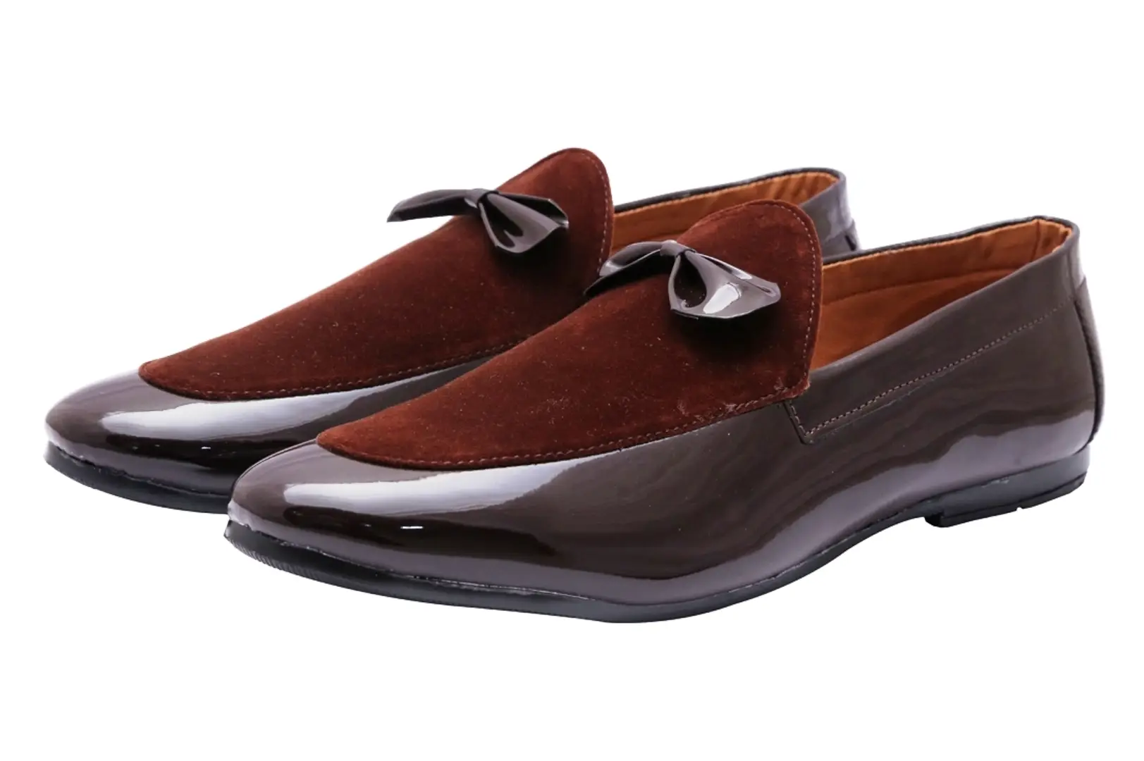 Brown Synthetic Lofar Shoes For Men's