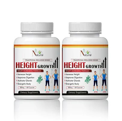 Natural Height Growth Herbal Capsules For Increases Height Bone Ma