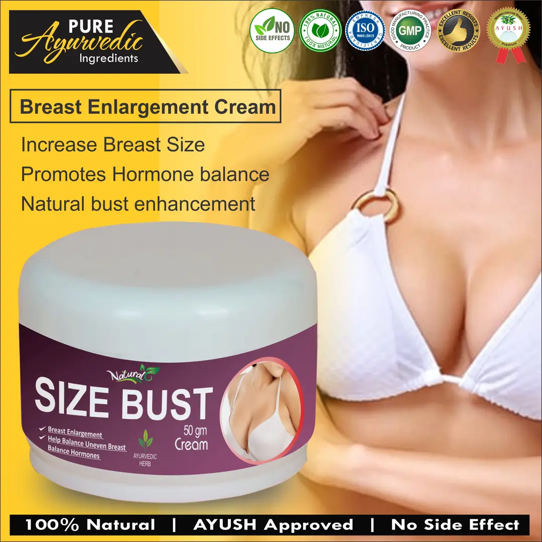 Size Bust Herbal Cream For Helps To Increase Your Breast Size 100