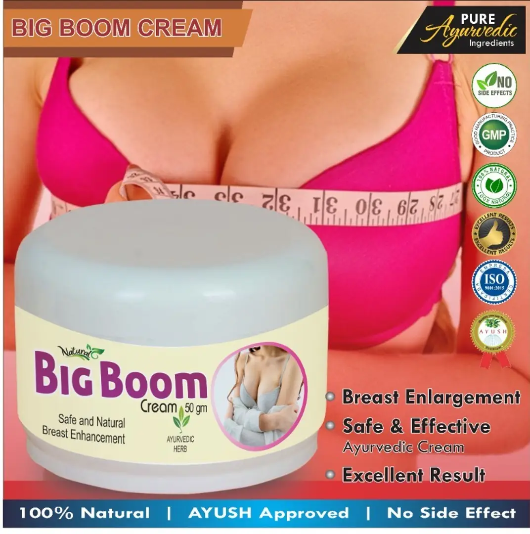 Big Boom Herbal Cream For Helps To Increasing Your Breast Size 100%  Ayurvedic (Pack Of 1)