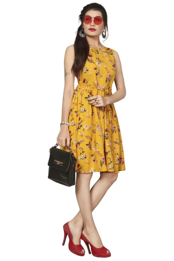 Amazon.com: Women's V-Neck Floral Dress 100% Silk Versatile Spring Flowy  Short Sleeve Elegant Party Dress,Red,L : Clothing, Shoes & Jewelry