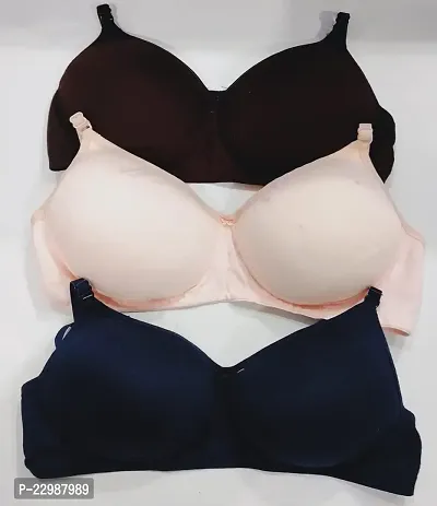 WOMENS PADDED BRA PACK OF 3