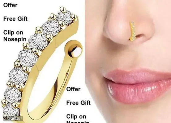 Buy Antique Reverse Ad Stone Nose Ring Bracelet With Mehndi Plating 216527  | Kanhai Jewels