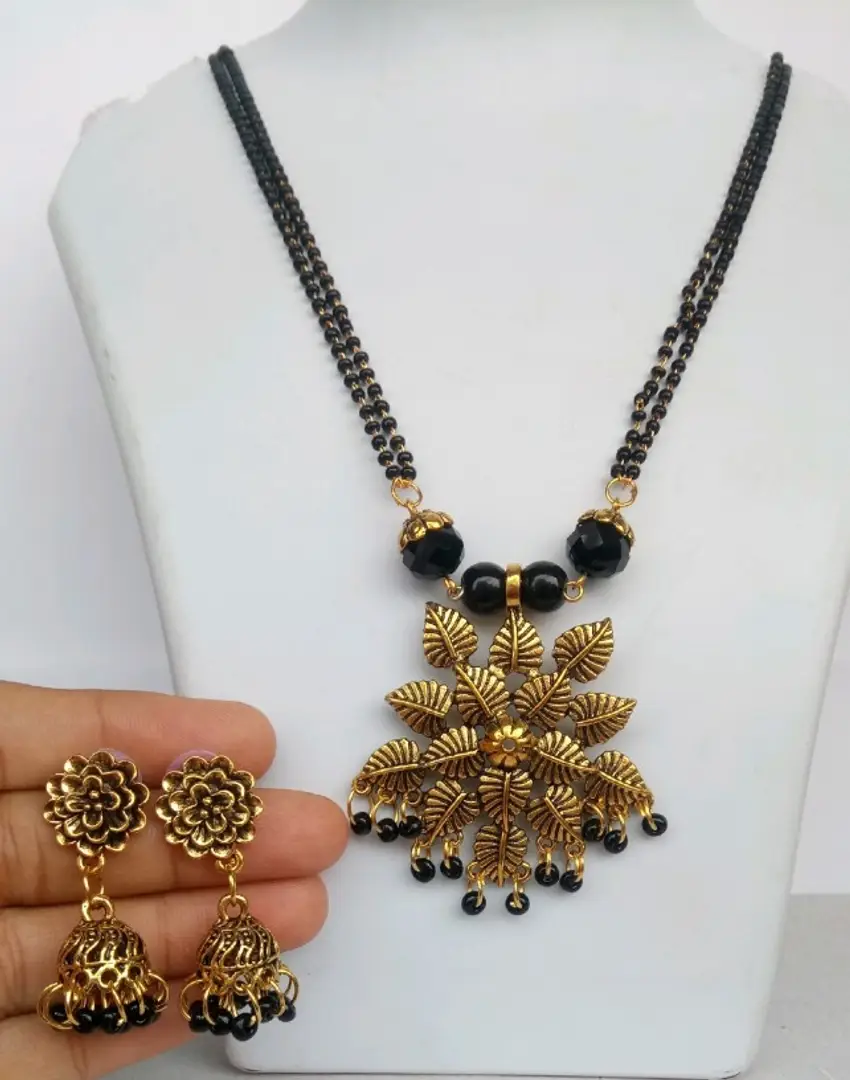 Jhumka mangalsutra clearance