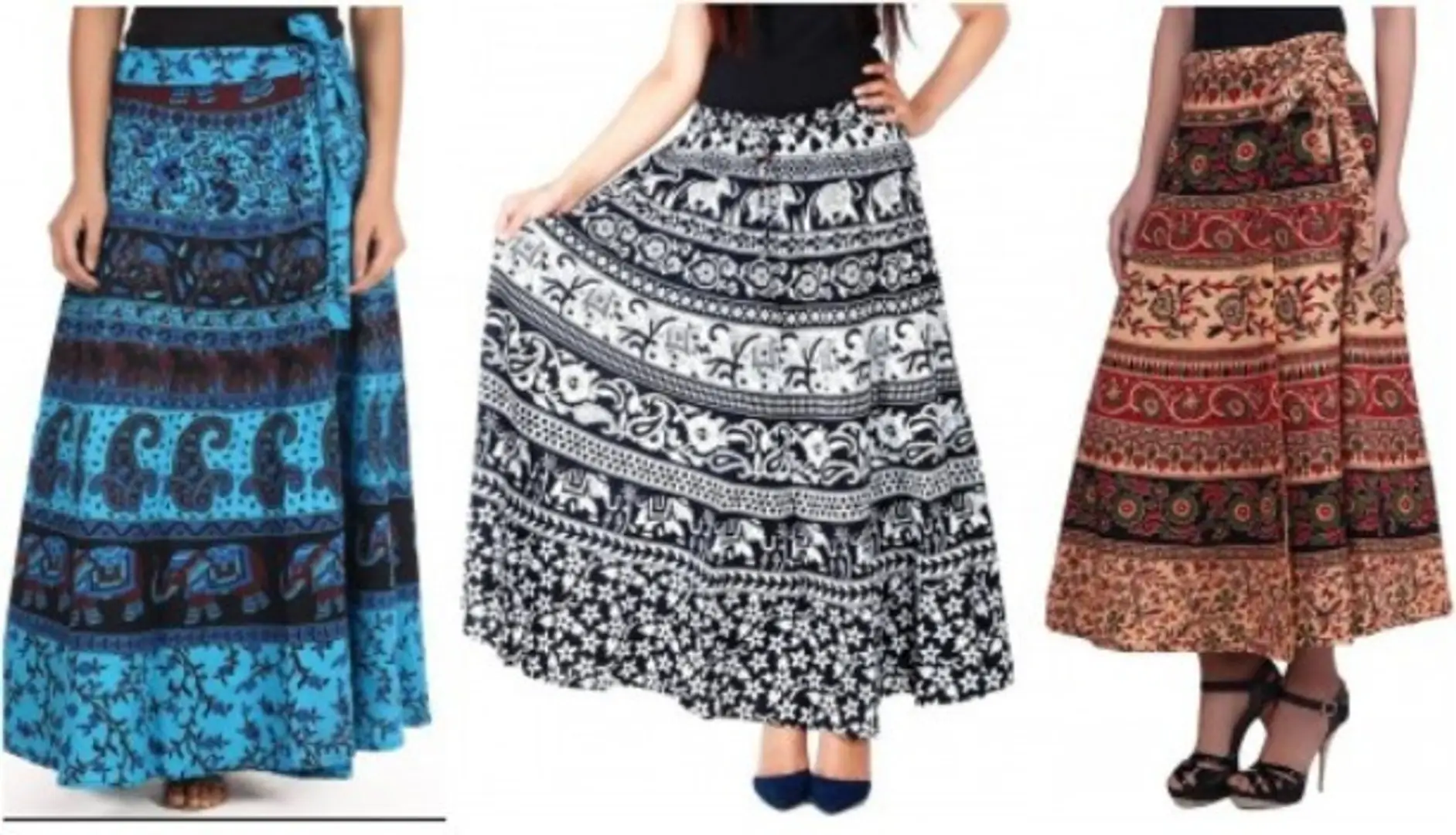 wrap around skirt combo