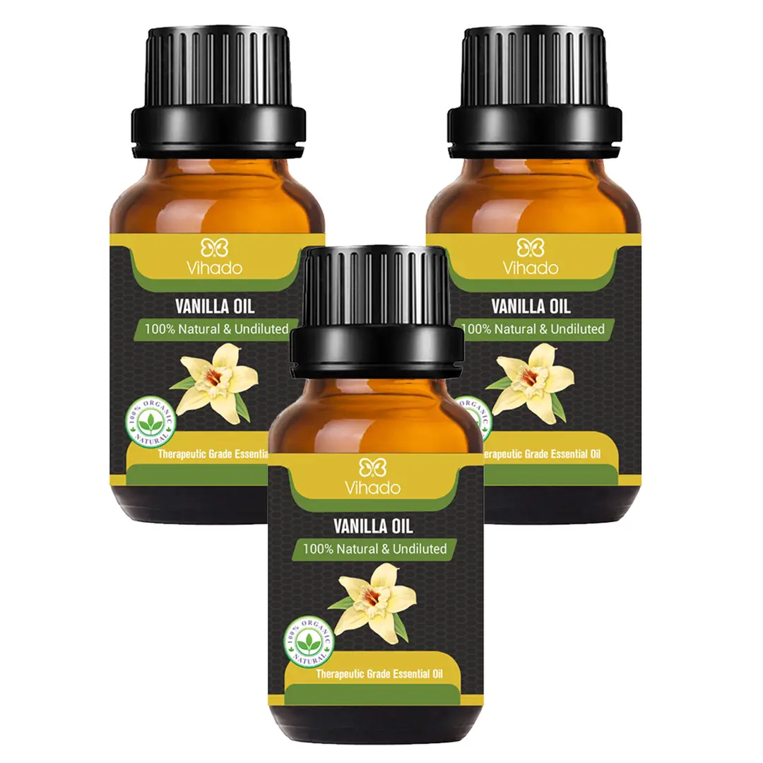 Vanilla Oil Natural Undiluted Essential Oil (10 ml) (Pack Of 3)