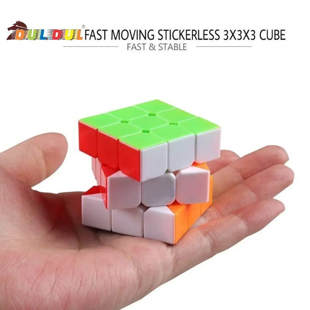 Dul Dul Tamboora Sticker Less Smooth Swing Rubiks Cube 3x3x3