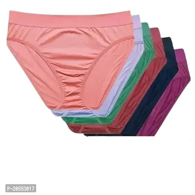 Buy Lenzey Women's Cotton Mid Waist Comfort Panty/Hipster Soft