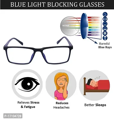 Zero power blue ray sales glasses