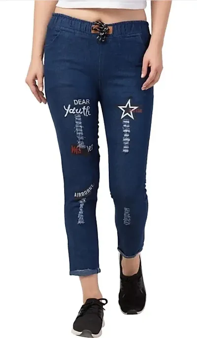 Highly Comfortable And Breathable Ladies Jeans In Simple Design Age Group:  10-12 Years at Best Price in Roorkee