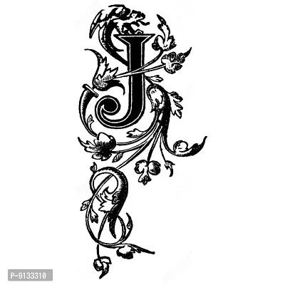 Alphabet P Tattoo Logo 11422321 Vector Art at Vecteezy