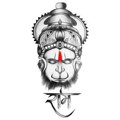 Most Powerful and Divine Lord Hanuman Tattoo Design Ideas | Hanuman tattoo,  Hand tattoos, Outer forearm tattoo