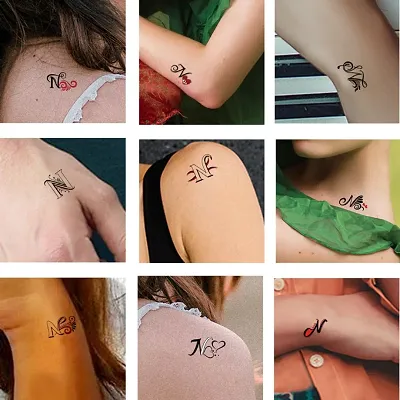 p Alphabet Semi Permanent Tattoo – Simply Inked
