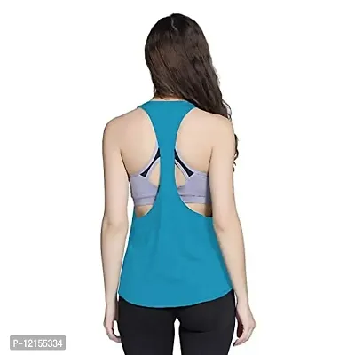 THE BLAZZE 1382 Women's Basic Sexy Solid Backless Halter Neck Slim Fit  Sleeveless Crop Top for Women