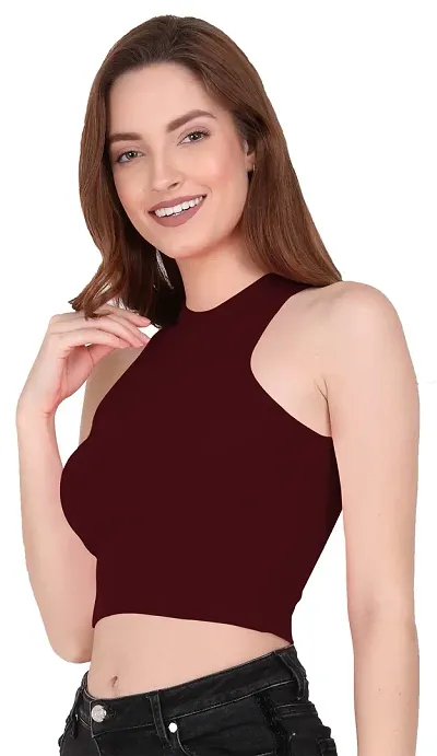 Buy THE BLAZZE 1294 Sexy Women's Tank Crop Tops Bustier Bra Vest Crop Top  Bralette Blouse Top for Womens Online In India At Discounted Prices