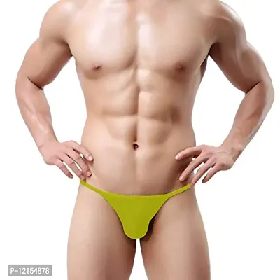 Men's Sexy Underwear Cotton Briefs G String Thong Low Rise Panties