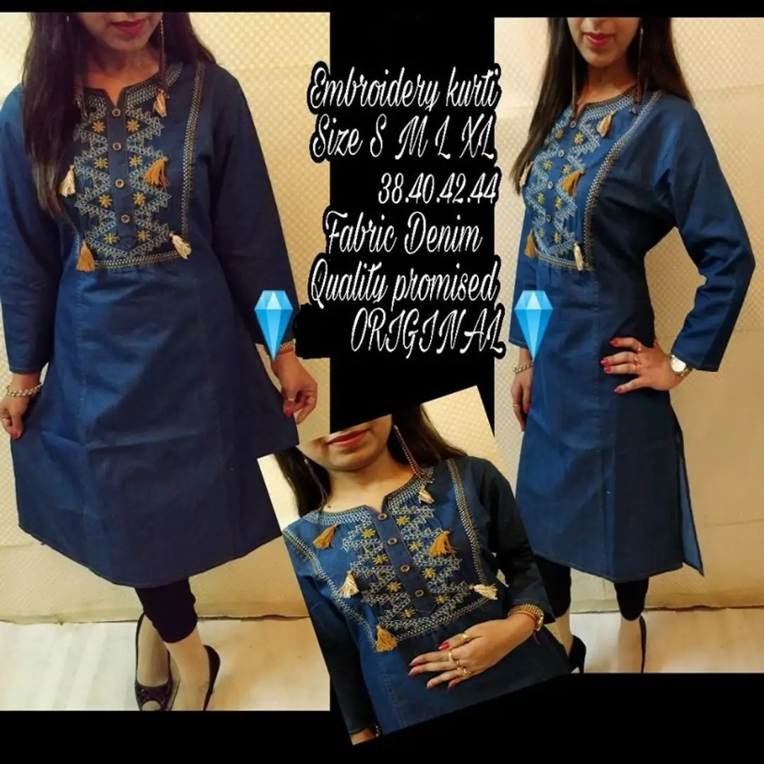 Jeans kurti deals design 2018