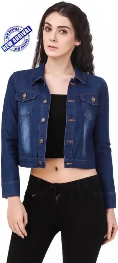Kids Girls Blue Denim Style Designer Jackets Fashion Jeans Jacket Coats  3-13 Yrs | eBay