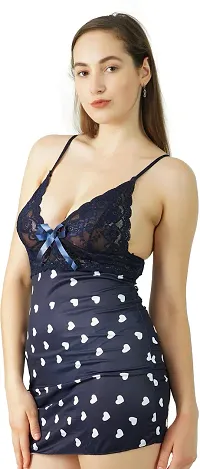 Buy Stylish Fancy Designer Net Baby Doll Night Dress For Women