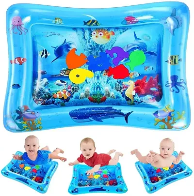 Meera's Era Baby Kids Water Play Mat | Inflatable Tummy Time Leakproof Water Play Mat | Fun Activity Play Center Indoor and Outdoor Water Play Mat for Baby -Assorted Colour (69 x 50 x 8 cm) | BPM-11