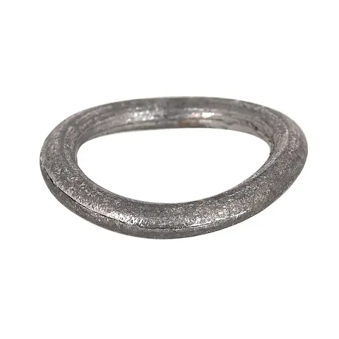 Pure, Unpolished, Untreated, Unmixed Zinc Metal Finger/Thumb Ring Good Luck Challa Ring For Unisex {Size-16}