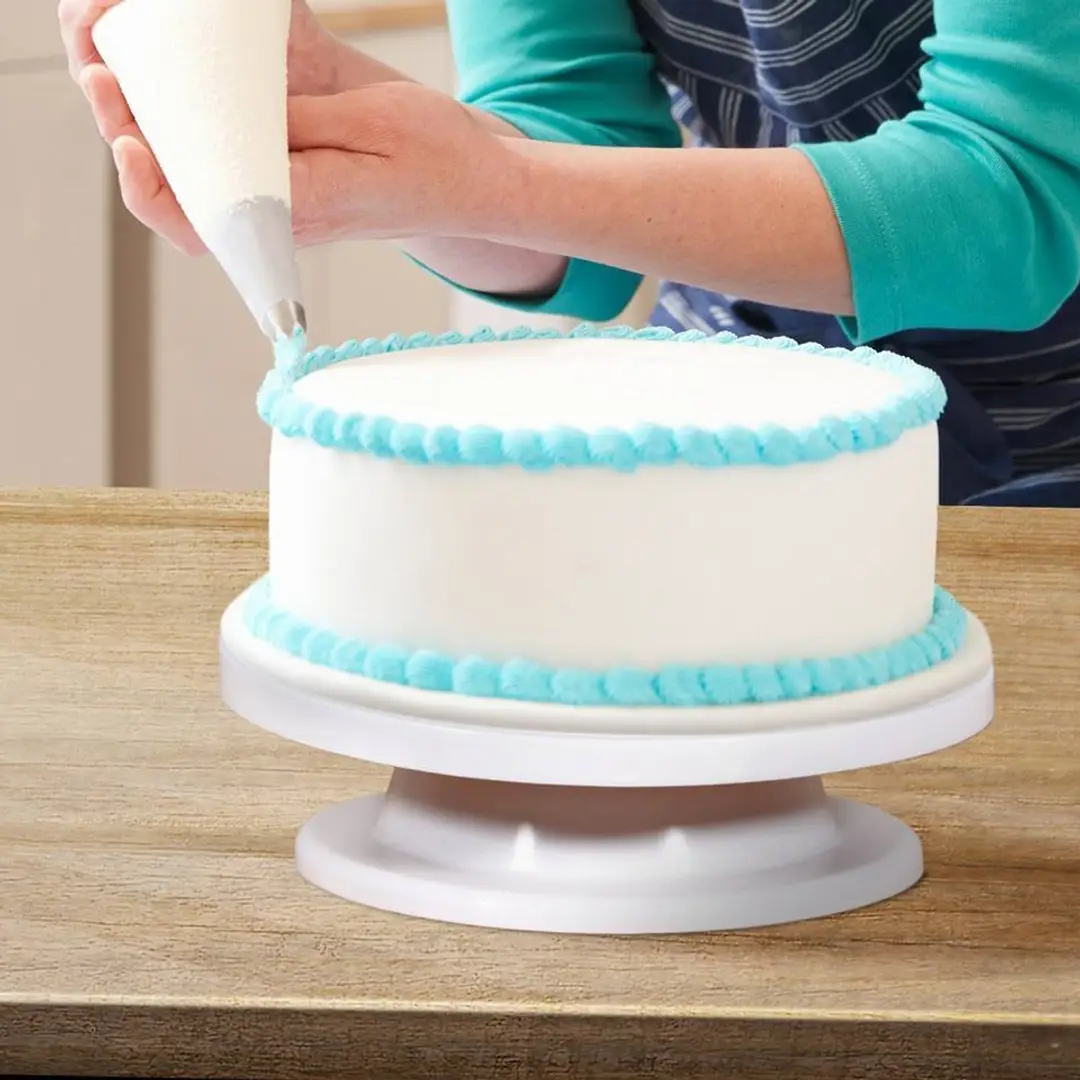 Cake Decorating Table Rotating Cake Turntable Turns Smoothly