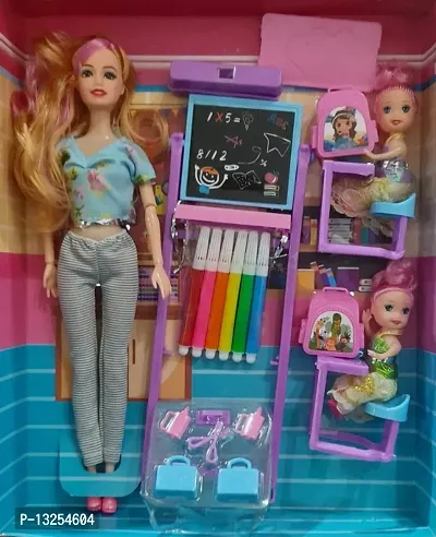 School Classroom Doll Teacher doll set-thumb0