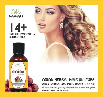 Damngood Herbal Red Onion  Black Seed Oil For Hair Fall Control Oil