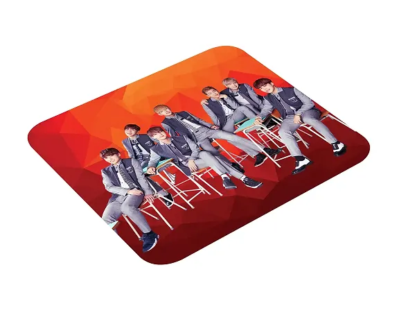 DAYS BTS Bangtan Boys Printed Best Gift for BTS Lovers Design Printed Mouse Pad for Computer, PC, Laptop, Gaming Non Slip Rubber Base Gaming Mouse Pad BTS Design