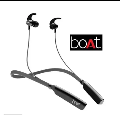 Charge and Upto 8 Hours Playback Bluetooth Headset Charcoal Black In the Ear