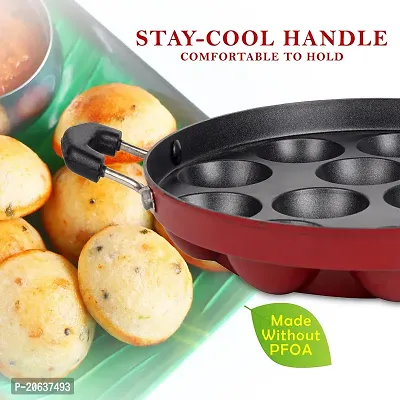 Buy Selectpro Non Stick Appam Pan 12 Cups Appam Maker Appam Patra Paniyaram  Pancake Pastry Pan Appachetty with 2 Side Handle and Stainless Steel Lid  Online In India At Discounted Prices