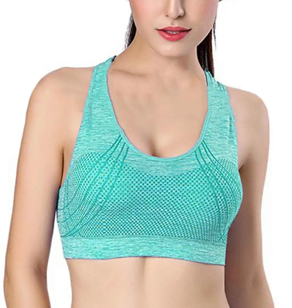 cotton spandex sports bra