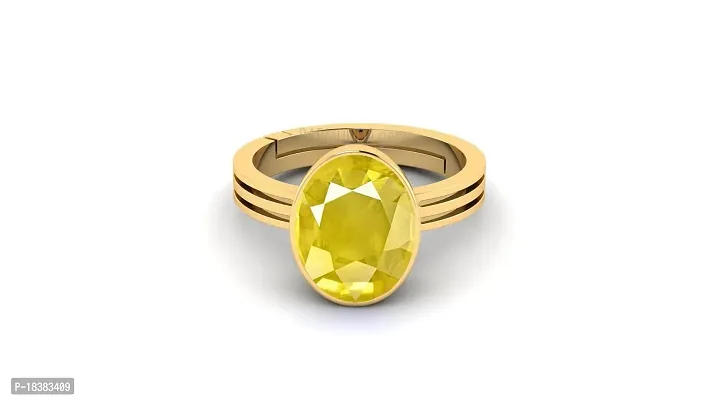 Customizable Yellow Sapphire (Pukhraj) Ring