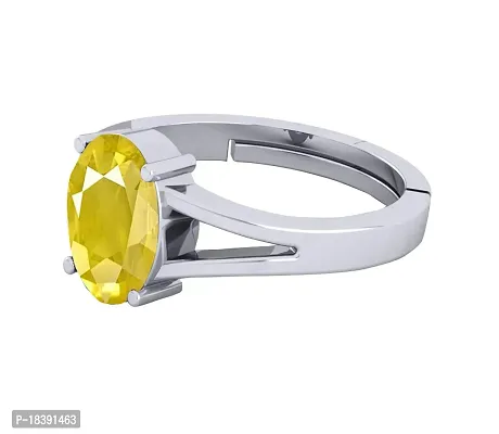 Senroar Yellow Sapphire Ring With Natural Original Pukhraj Stone 5-7 Carat  Crystal Sapphire Ring Price in India - Buy Senroar Yellow Sapphire Ring  With Natural Original Pukhraj Stone 5-7 Carat Crystal Sapphire
