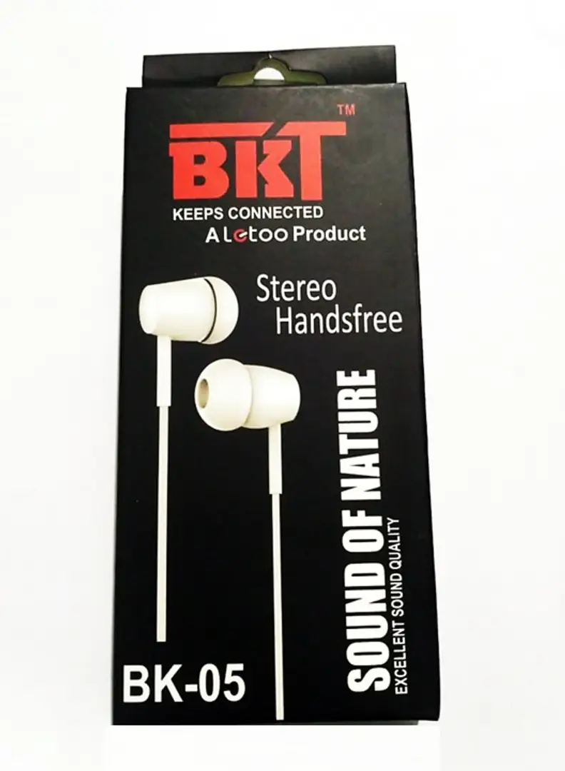 Bkt earphones top