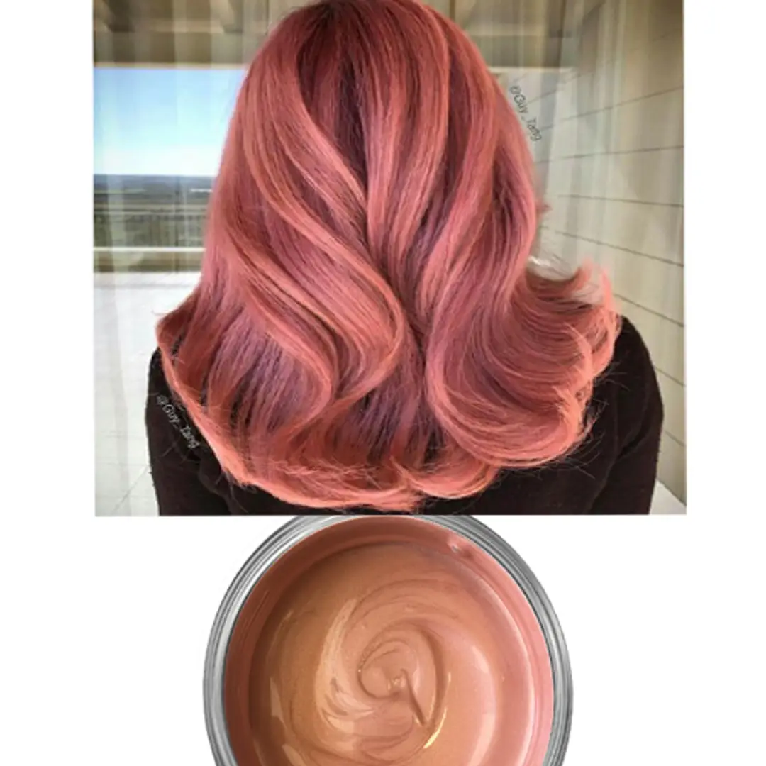 TEMPORARY HAIR COLOR WAX rose gold