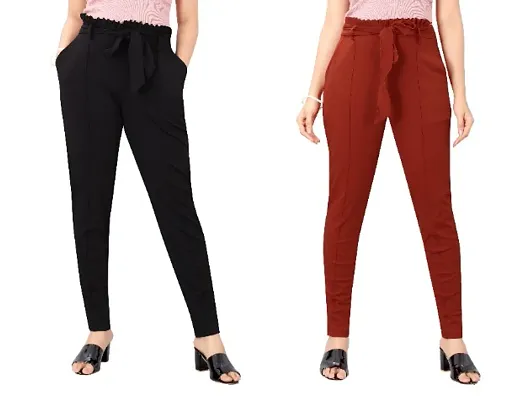 fcity.in - Stylish Fashionable Letest Trouser For Women Women Trousers Pants