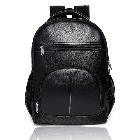 Trendy  Pu Leather School/College and Travel Laptop Backpack for Unisex