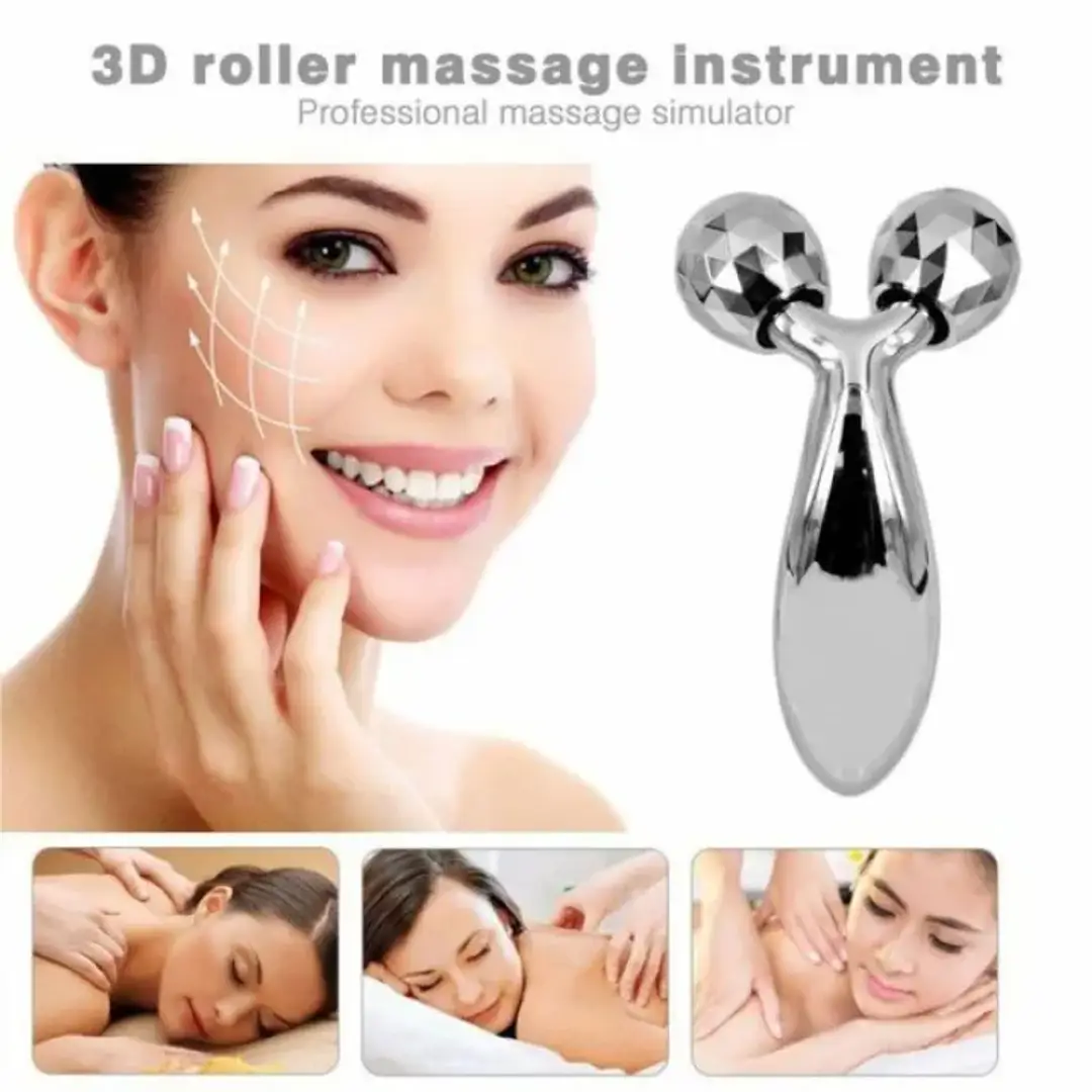 Buy Maxtree 3d Massager Roller 360 Rotate Silver Thin Face Full Body Masager Lowest Price In