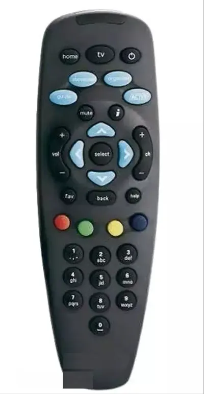 Tata Sky Remote Control Compatible with SD/HD/HD+/4K DTH Set Top Box and Work with All TV/LCD/LED