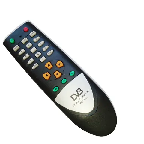 Unbreakable Remote DD Free Dish-DVB DTH Box -Black - Pack of 1.